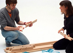 13 Pieces of Wood and 2 Bits of Rope