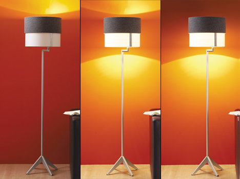 Lumix functional floor lamp by Oliver Schick