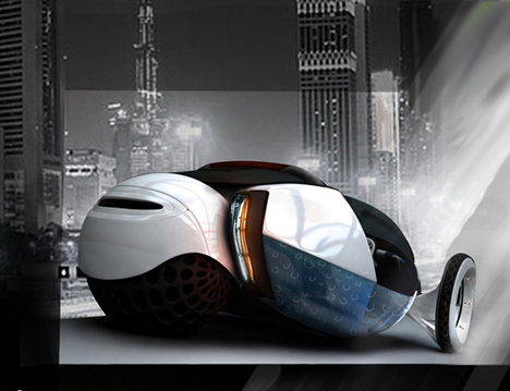 Bio Top Self-Charging Vehicle Concept by Luis Pinheiro de Lima