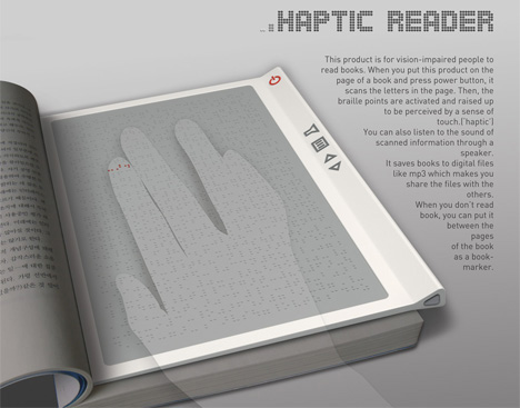 Haptic Reader For The Blind by David Lee, Yuna Kim & Hansub Lee