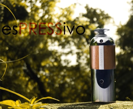 esPRESSivo Portable Espresso Coffee Maker by Shao-Lun Chao