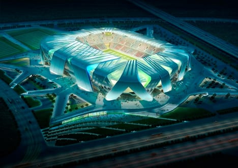 Dalian Football Stadium by Ben van Berkel / UNStudio