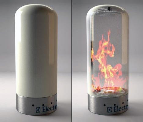 Electrolux Fireplace by Camillo Vanacore