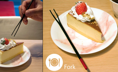 Chopork - Chopstick Fork Design by Yoonsang Kim