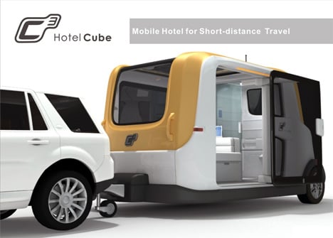C3 Hotel Cube - Mobile Hotel for Short-distance Travel by Jianbo Huang & Ting Zhao