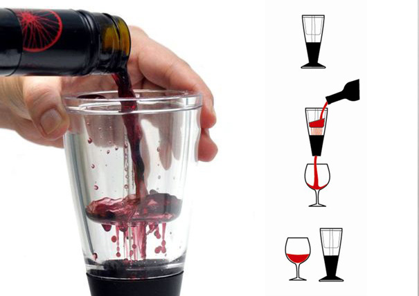 Vino Arielle wine aerator by LCMS Consulting