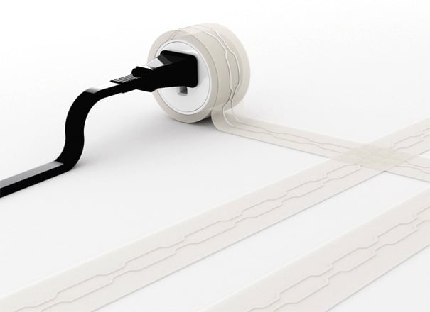 Post Line Flat Extension Wire by Chen Ju Wei