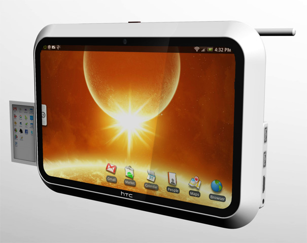 HTC evolve Android OS Running Tablet Computer by Timur Pinar