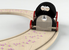 Tracks on Train Tracks