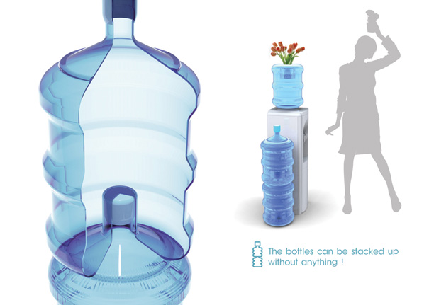 5 Gallons Mineral Water Stackable Bottle by Yujin Kim