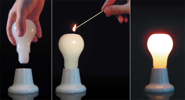 The Light Bulb Effect - Bulb Candles by Helbert Ferreira & Remi Melander