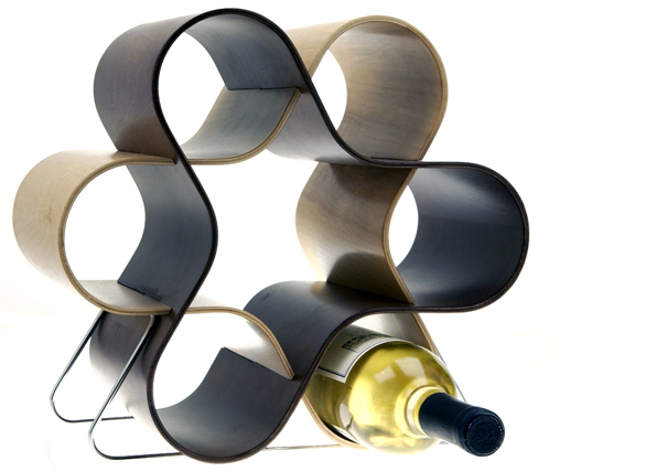 The Wine Knot Wine Rack by Scott Henderson, Tony Baxter, and Alberto Mantilla