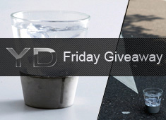 Friday Giveaway: Six City Rain Concrete Glasses To Say Cheers With!