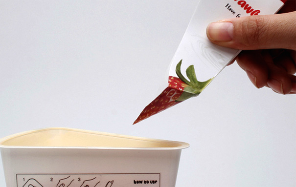 Yogurt Spoon Package Design by Cho Hye-seung