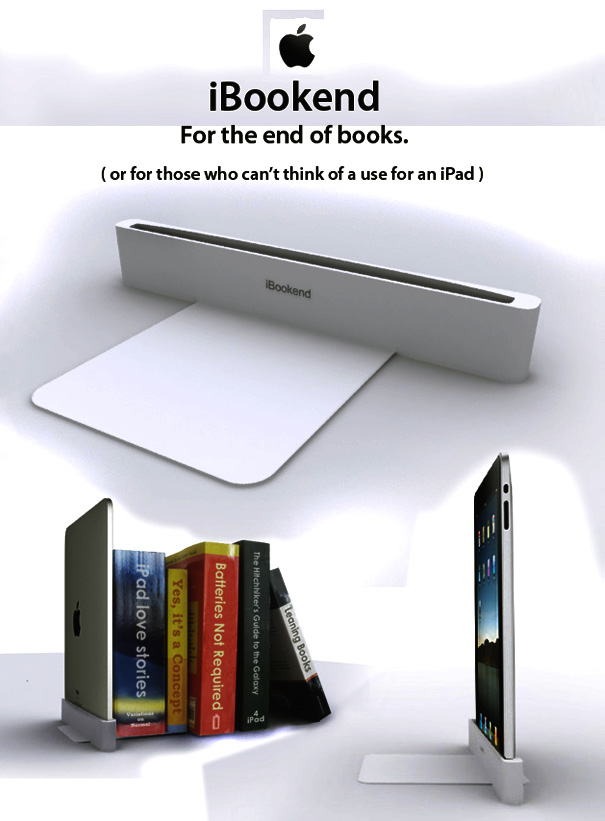 iBookend - iPad Bookends by Dominic Wilcox