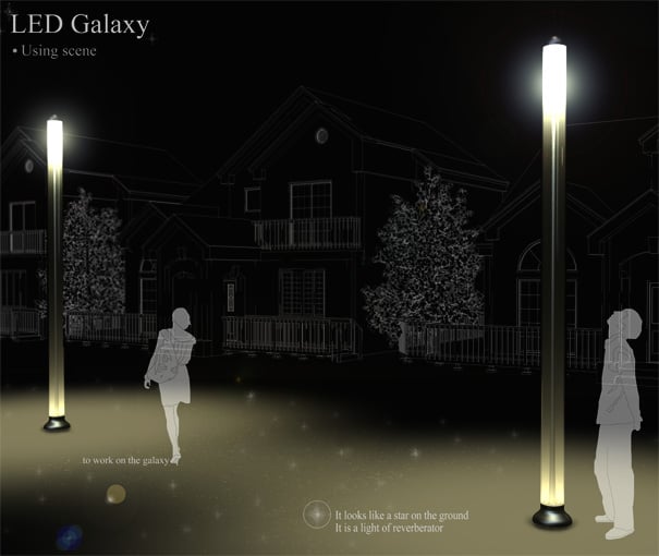 LED Galaxy Street Light by Sungkuk Park