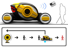 Like a Roomba that you Ride In