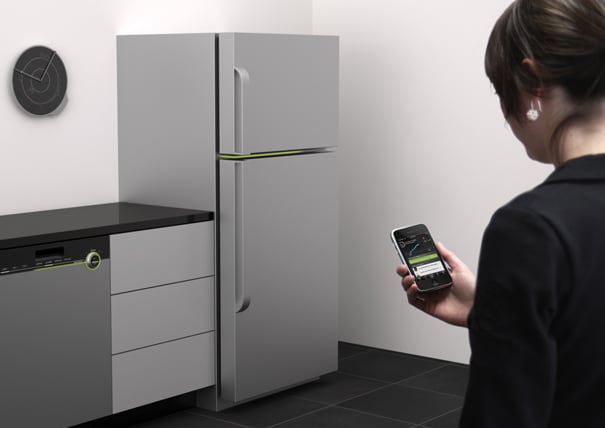 Impact Fridge, Dishwasher, Clock, and Application by Carbon Design Group and Artefact Design