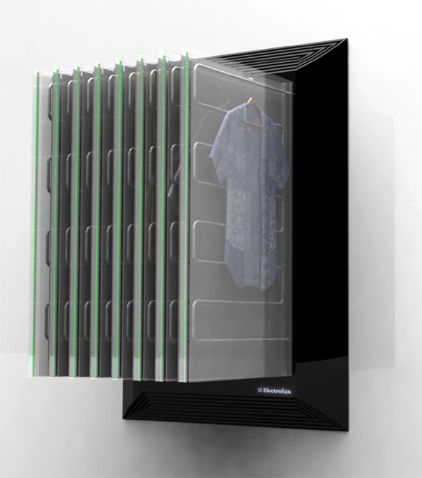 Electrolux Clean Closet - All in One Laundry Concept by Michael Edenius