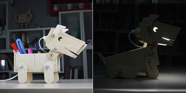 DIY Doggy Desktop Lamp by David Zhang