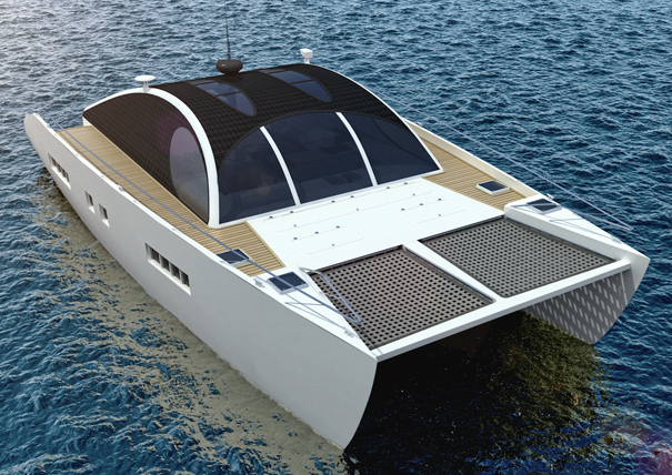 Marvin, the eco-sustainable catamaran by Maria Malindretou-Vika