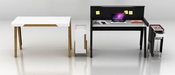 Buro – Home, Office Desk by Keith Xianrong Zheng for Habitat