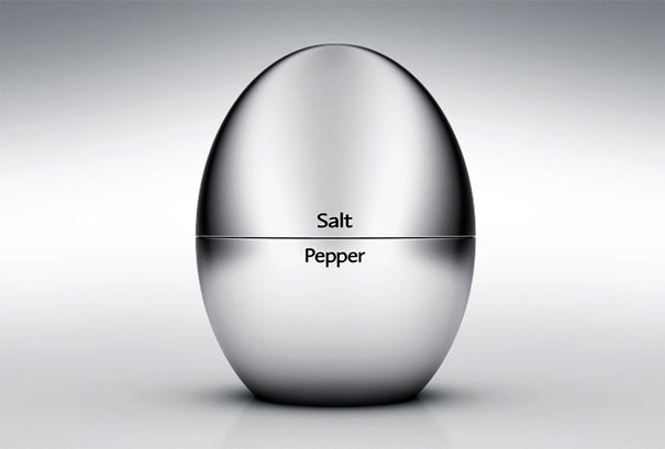 Spice Egg Salt n Pepper Shaker by Mike Flache