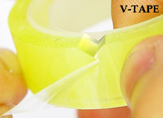 V Cut In The Tape