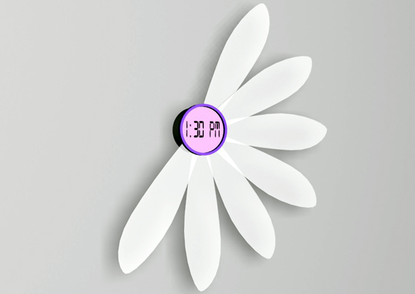 Flower wall clocks                Designer :  : Rafael Assandri 