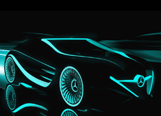 Blackbird Mercedes Goes Tron