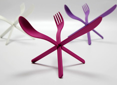 Fork, Knife and Spoon Go Where?