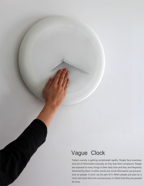 Vague duvar saatleri               Tasarımcı : Sejoon Kim