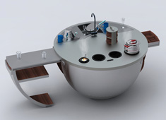 A Circular Wonder Kitchen