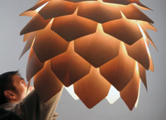 Pine Cone Pendant Lamp