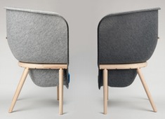 Recycled PET Felt Chair, The Pod
