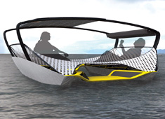 Folding Solar Catamaran