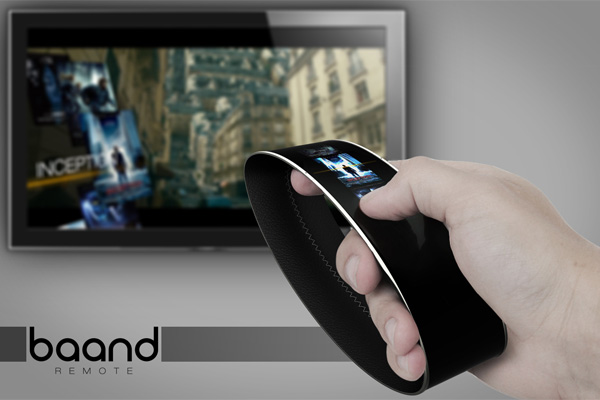 The Baand Remote is a solution to how one might interact with this evolved TV