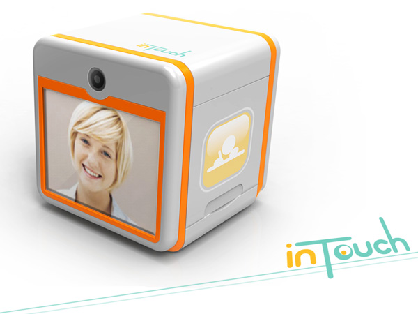 inTouch is an interactive cube with inbuilt camera