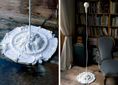 A Downside Up Lamp