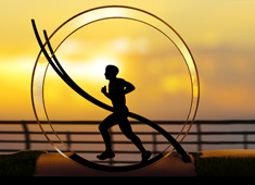 Human Hampster Wheel for Energy
