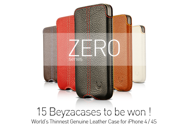 World’s Thinnest Zero Series Cases for the iPhone 4 and iPhone 4S