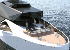 Inconspicuous Megayacht