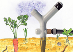 Irrigator for the Home Gardener