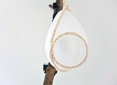 Hand Blown Birdhouse