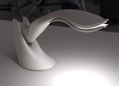 Winter Inspired Lamp