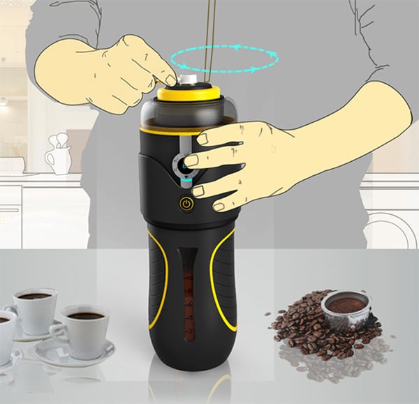 Manual Coffee Machine Design by Xie Ling Lin