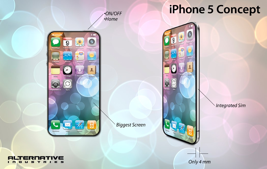 An "all-screen" iPhone concept that made it to CNET's website in 2012.