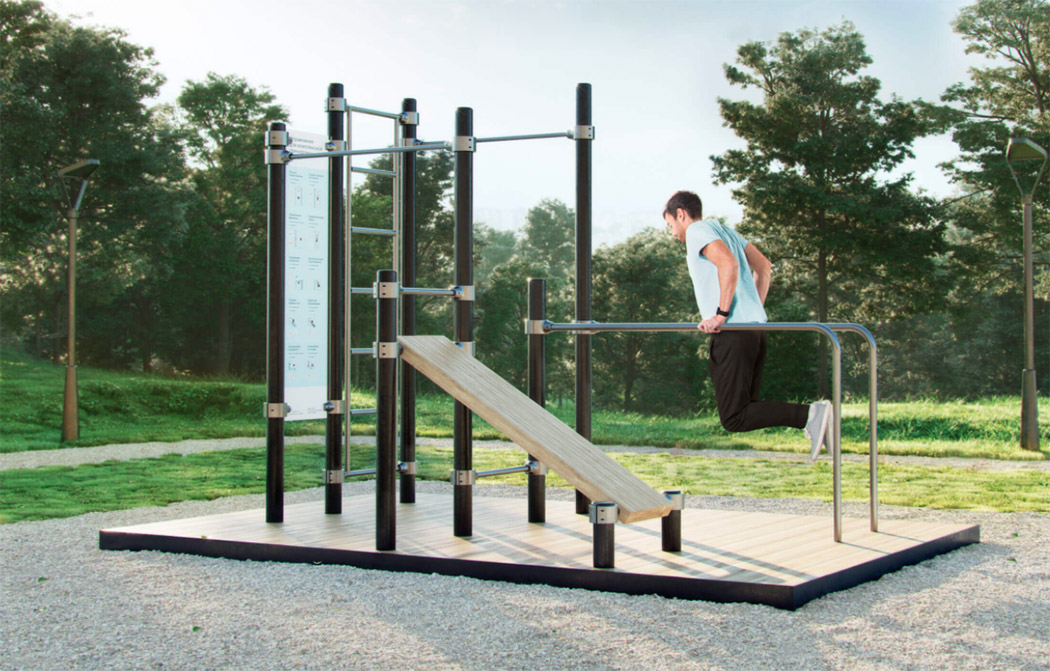A Fitness Playground for Grown Ups - Yanko Design