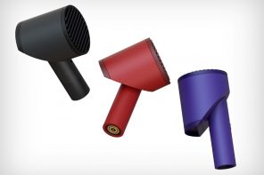 The wireless, shape-shifting hairdryer that’s designed to dock