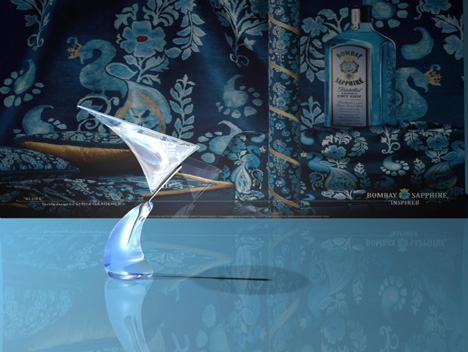 Fallen Angel Cocktail Glass by Adam Pockette
